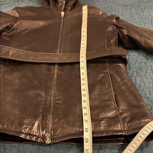 Wilsons Fur Lined Hooded Leather Jacket - Picture 8 of 10